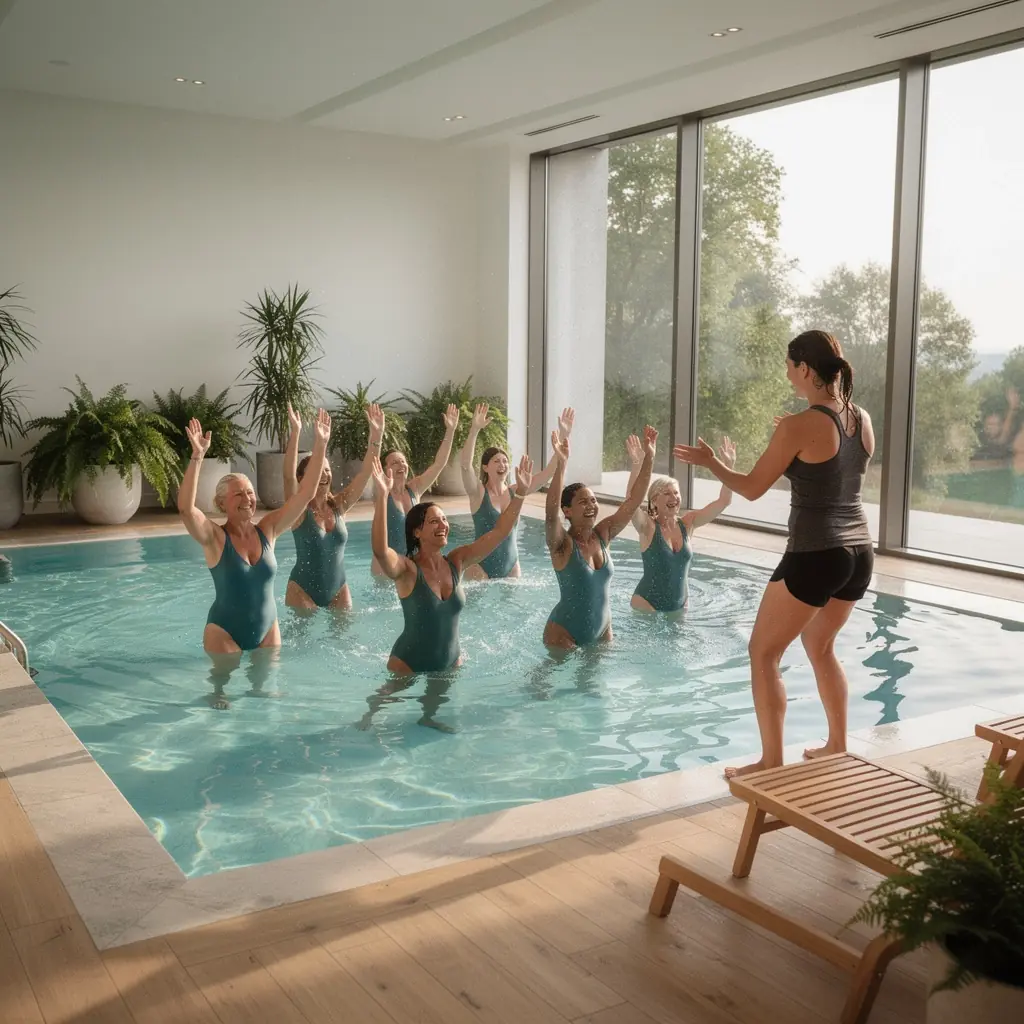 A picturesque landscape of Piešany with charming architecture and wellness facilities, highlighting the town's spa traditions.